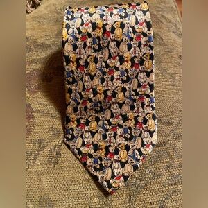 Vintage TEDDY ROOSEVELT Silk Neck Tie hand made